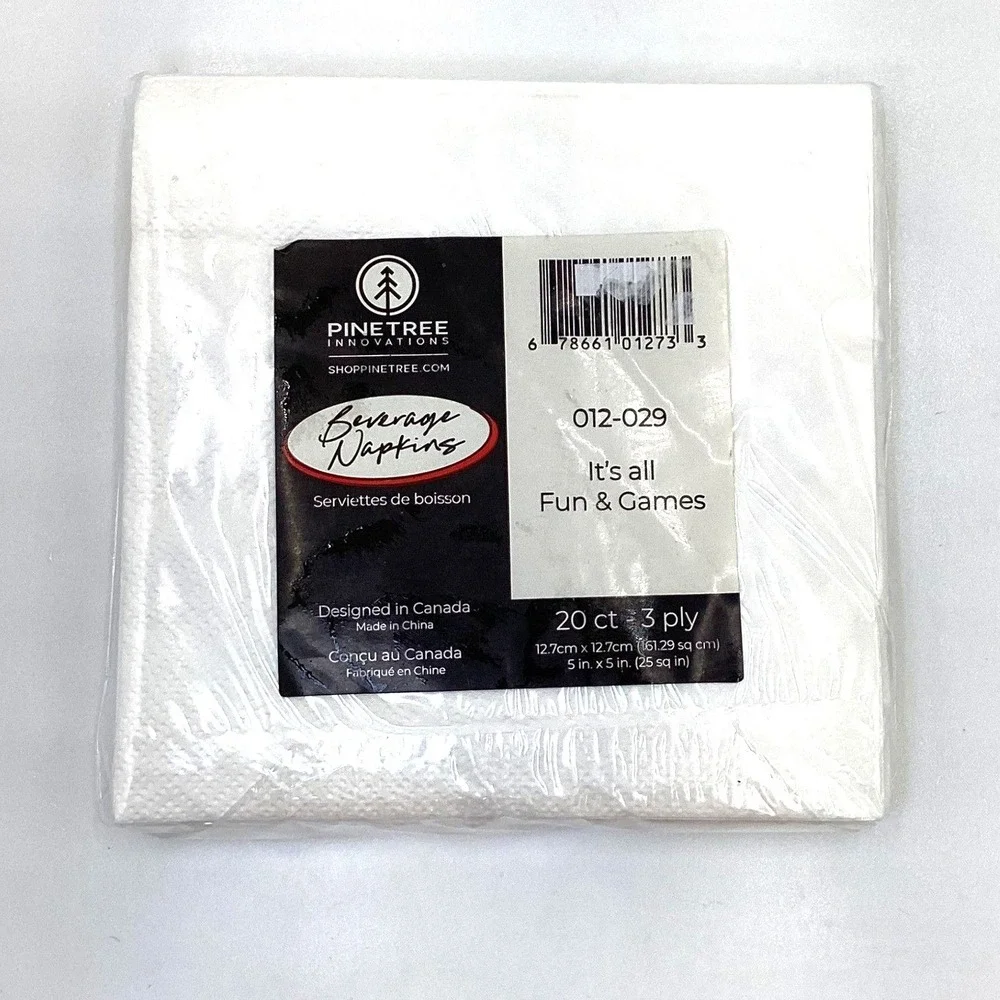 Pinetree Innovations Fun‎ & Games Funny Napkins 20ct Campfire Wiener Roast